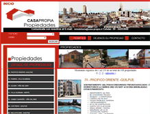 Tablet Screenshot of casa-propia.cl